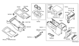 Diagram for 2017 Nissan Frontier Cup Holder - 96931-9BH0C