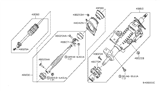 Diagram for Nissan Xterra Steering Column - 48810-EA300