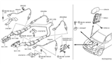 Diagram for 2013 Nissan Xterra Engine Control Module - 23710-9CF2A
