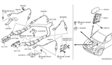 Diagram for 2013 Nissan Frontier Engine Control Module - 23710-9CF0A