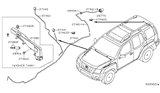 Diagram for 2009 Nissan Xterra Washer Reservoir - 28910-ZL00A