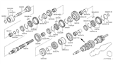 Diagram for 2011 Nissan Frontier Needle Bearing - 32264-CD50A