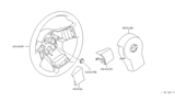 Diagram for 2008 Nissan Xterra Steering Wheel - 48430-EA508