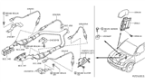 Diagram for 2006 Nissan Xterra Engine Control Module - 23710-EA265