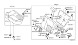 Diagram for 2014 Nissan Xterra Seat Cushion - 88350-9CF3E