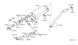 Diagram for 2017 Nissan Frontier Catalytic Converter - 20010-9CD0A