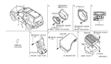 Diagram for 2014 Nissan Xterra Car Speakers - 28170-EA000