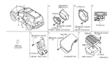 Diagram for 2010 Nissan Xterra Car Speakers - 28138-EA000