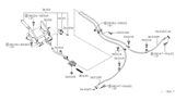 Diagram for 2005 Nissan Xterra Parking Brake Cable - 36530-EA01A