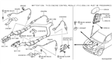Diagram for Nissan Engine Control Module - 23703-9CF0A