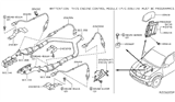 Diagram for 2013 Nissan Frontier Engine Control Module - 23703-9CF0A