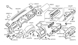 Diagram for 2012 Nissan Xterra Ashtray - 68800-EB700