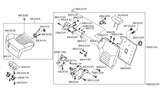 Diagram for 2005 Nissan Xterra Seat Cover - 88620-EA304