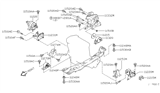 Diagram for 2004 Nissan Sentra Engine Mount Torque Strut - 11270-8H300