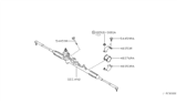 Diagram for 2003 Nissan Sentra Rack & Pinion Bushing - 54445-4Z000