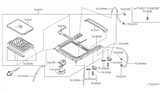 Diagram for 2002 Nissan Sentra Sunroof - 91205-5M010