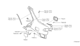 Diagram for Nissan Sentra Fuel Door Hinge - 78836-ET00A