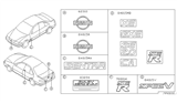 Diagram for 2005 Nissan Sentra Emblem - 84896-4Z601