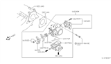 Diagram for 2003 Nissan Sentra Throttle Body - 16119-AE013