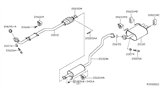 Diagram for 2003 Nissan Sentra Catalytic Converter - 20010-6Z800