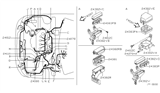 Diagram for 2002 Nissan Sentra Battery Cable - 24080-5M000