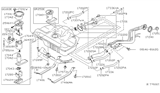 Diagram for Nissan Sentra Fuel Filler Neck - 17228-8U601