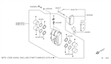 Diagram for 2003 Nissan Sentra Brake Bleeder Screw - 41128-12U00