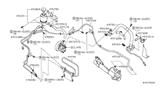 Diagram for 2004 Nissan Sentra Power Steering Hose - 49721-4Z710
