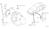 Diagram for 2002 Nissan Sentra Dipstick - 31086-4Z000