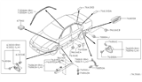 Diagram for 2001 Nissan Sentra Mud Flaps - 78813-5M025