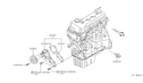 Diagram for Nissan Sentra Water Pump - 21010-5M000