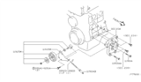 Diagram for 2000 Nissan Sentra Timing Belt Idler Pulley - 11925-4Z010