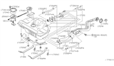 Diagram for Nissan Sentra Fuel Filler Hose - 17221-ZG50A