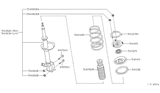 Diagram for 2003 Nissan Sentra Shock Absorber - 54302-ZG125