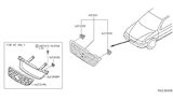 Diagram for 2001 Nissan Sentra Grille - 62310-5M125