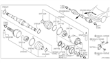 Diagram for 1995 Nissan 200SX CV Boot - 39741-0M325