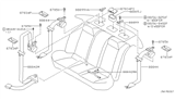 Diagram for 2005 Nissan Sentra Seat Belt - 88843-6Z603