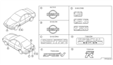 Diagram for 2003 Nissan Sentra Emblem - 84896-6Z500