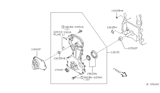 Diagram for Nissan Sentra Crankshaft Seal - 13510-10Y13