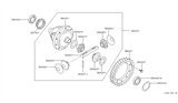 Diagram for Nissan Sentra Pinion Bearing - 31408-31X19