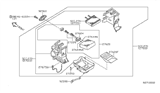 Diagram for 2001 Nissan Sentra Evaporator - 27280-5M000