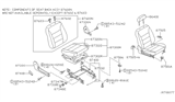 Diagram for 2004 Nissan Sentra Seat Motor - 87302-5M000