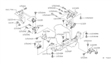 Diagram for 2003 Nissan Sentra Engine Mount - 11215-40U05