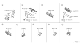 Diagram for 2000 Nissan Sentra Fuel Line Clamps - 17571-4M400