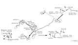 Diagram for 2000 Nissan Sentra Brake Line - 46315-4M400