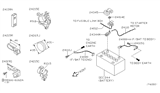 Diagram for 2004 Nissan Sentra Battery Cable - 24080-4Z710