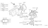 Diagram for 2002 Nissan Sentra Oil Pan Baffle - 11114-2J200