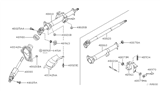 Diagram for 2003 Nissan Sentra Steering Column - 48810-5M010