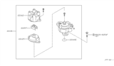 Diagram for 2001 Nissan Sentra Distributor Rotor - 22157-0M513