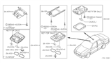 Diagram for 2002 Nissan Sentra Dome Light - 26430-5M013